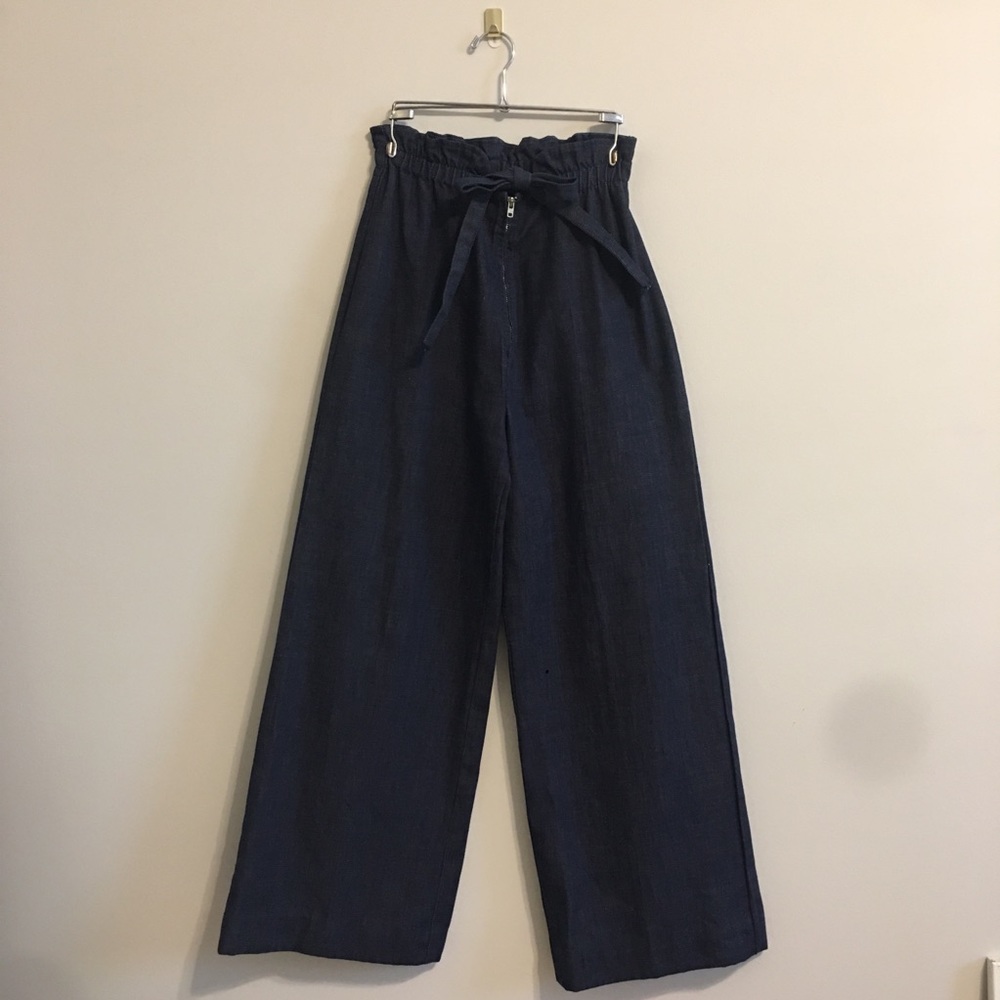 Vintage paper bag waist pants. XS/S